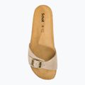 Scholl Estelle Sue dark beige women's slides 5