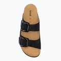 Scholl Lucie Suede women's flip-flops black 5