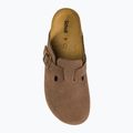 Scholl Fae Nub light brown women's slides 5