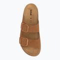 Women's Scholl Noelle Chunky Suede flip-flops cognac 5