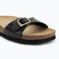 Scholl Estelle Laminated black women's flip-flops 7