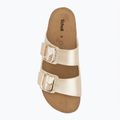 Scholl Josephine Metal light gold women's flip-flops 5