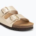 Scholl Josephine Metal light gold women's flip-flops 7