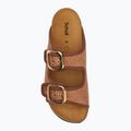 Scholl Noelle Raffia women's flip-flops cognac 5
