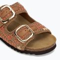 Scholl Noelle Crochet bude/light brown/cognac women's flip-flops 7