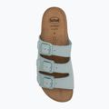 Scholl Rio Wedge Ad Med pale blue women's flip-flops 5