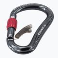 Climbing carabiner CAMP Atom Belay Lock gun metal 2