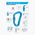 Climbing carabiner CAMP Photon Lock blue 4