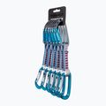 Climbing quickdraws CAMP Orbit Express KS 6 pack 12 cm grey/blue/fuchsia