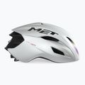 Bike helmet MET Manta MIPS white holographic glossy 3