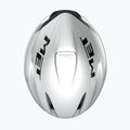 Bike helmet MET Manta MIPS white holographic glossy 4