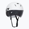 Bike helmet MET Codatronica white/silver matt glossy