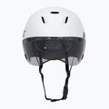 Bike helmet MET Codatronica white/silver matt glossy 2