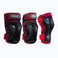 Roces Ventilated 3 Pack 002 black/red children's pad set 301352