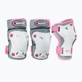 Roces Ventilated 3 Pack children's pad set white 301352