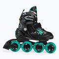 Roces Moody Girl TIF children's roller skates black/aqua 6