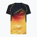 LaSportiva Wave men's running shirt yellow and black P42999100