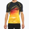 LaSportiva Wave men's running shirt yellow and black P42999100 3