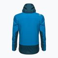 Men's La Sportiva Crizzle EVO Shell storm blue/electric blue membrane rain jacket 7