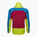 Men's La Sportiva Crizzle EVO Shell lime punch/electric blue membrane rain jacket 2