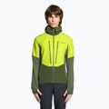 Men's La Sportiva Session Tech Hoody forest/lime punch trekking sweatshirt