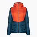 La Sportiva women's down jacket Mythic Primaloft cherry tomato/storm blue