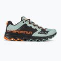Men's La Sportiva Helios III black/hawaiian sun running shoe 2