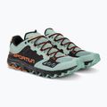 Men's La Sportiva Helios III black/hawaiian sun running shoe 4