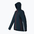 Women's La Sportiva Crizzle EVO Shell storm blue/cherry tomato membrane rain jacket 7