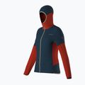 Women's La Sportiva Session Tech Hoody storm blue/cherry tomato trekking sweatshirt 5