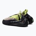 La Sportiva Cobra Eco climbing shoe brown and green 20O804705 3