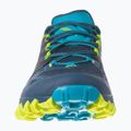 La Sportiva men's Bushido II blue/yellow running shoe 36S618705 13