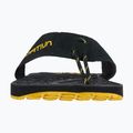 La Sportiva men's Jandal black/yellow flip flops 11