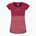 La Sportiva Lidra women's trekking shirt maroon O43502502