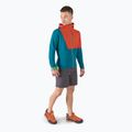 Men's trekking sweatshirt La Sportiva Mood Hoody blue-orange N71623313 2