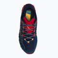 La Sportiva Bushido II GTX men's running shoe navy blue and red 46Y629317 6