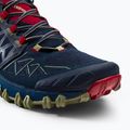 La Sportiva Bushido II GTX men's running shoe navy blue and red 46Y629317 7