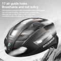 Bike helmet Rockbros 100036001 With Remote Control and Warning Light black 2