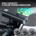 Front bike light Rockbros 2410008003 Bike Front Light 1500 Lumen black 4