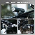 Front bike light Rockbros 2410008003 Bike Front Light 1500 Lumen black 5