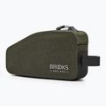 Brooks England Scape Top Tube bike bag with bolts 0.9 l mud green 2