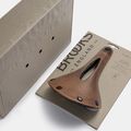 Brooks England C17 Carved orange bicycle saddle 8