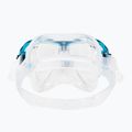 Cressi Matrix clear blue diving mask DS301063 5