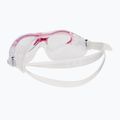 Cressi Cobra clear/clear pink swim mask DE201940 4