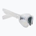 Cressi Cobra clear/clear white smoked swim mask DE201931 3