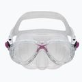 Cressi Marea Jr children's snorkel kit + top clear pink DM1000064 2