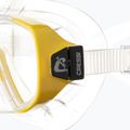 Cressi Onda clear/yellow diving mask 4