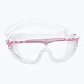 Cressi Skylight clear/white pink swim mask DE203340 6