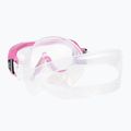 Cressi Piumetta children's snorkelling mask clear pink DN200540 4