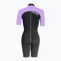 Women's Cressi Lido Shorty 2 mm black/lilac wetsuit 2